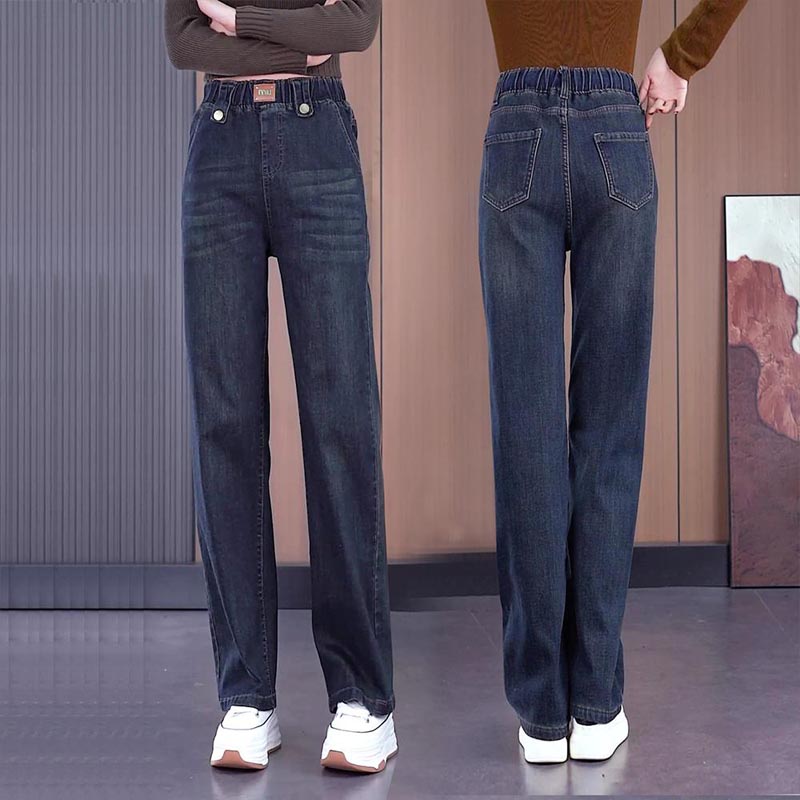 直筒牛仔裤女显瘦2024春夏季新款