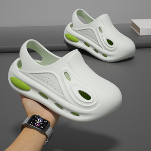 亲子凉鞋 男童夏季 儿童沙滩鞋 防滑透气运动凉拖鞋 外穿踩屎感洞洞鞋