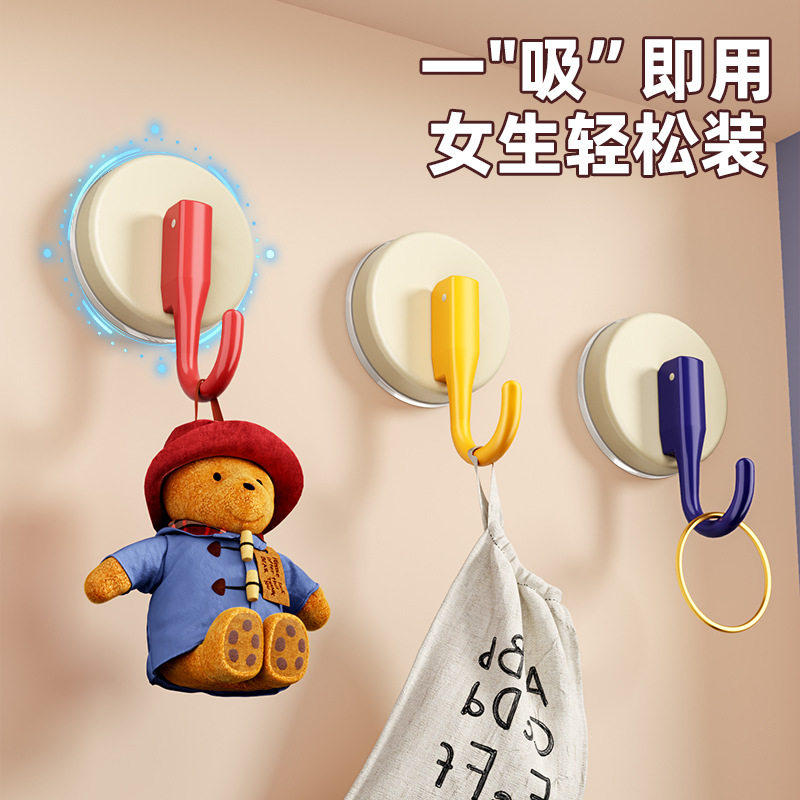 吸盘挂钩浴室门后挂衣架卫生间挂
