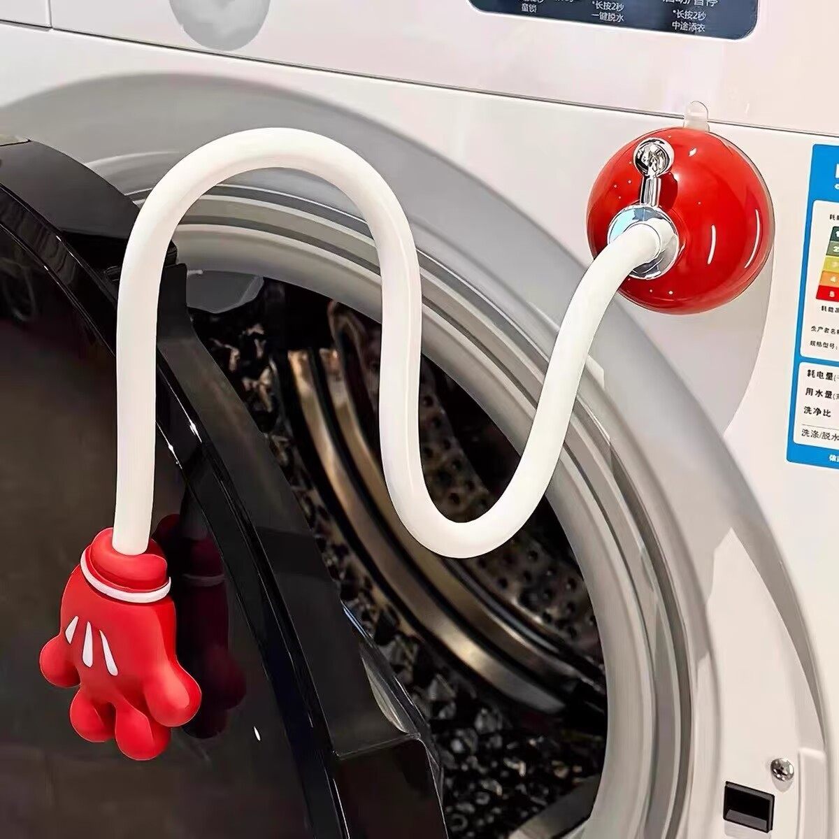 可太需要了！米奇手掌滚筒洗衣机门支架通风固定器防霉防潮限位器