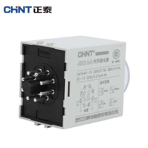 正泰时间继电器12v 24v 36v定时继电器JSZ3A计时通电延时380 现货
