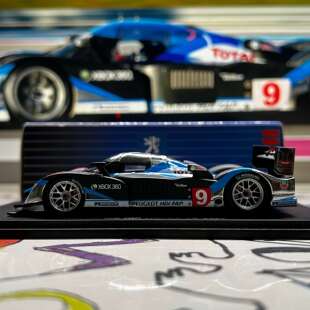 Spark 1:43 标致Peugeot 908HDI FAP 勒芒2009赛车模型收藏摆件