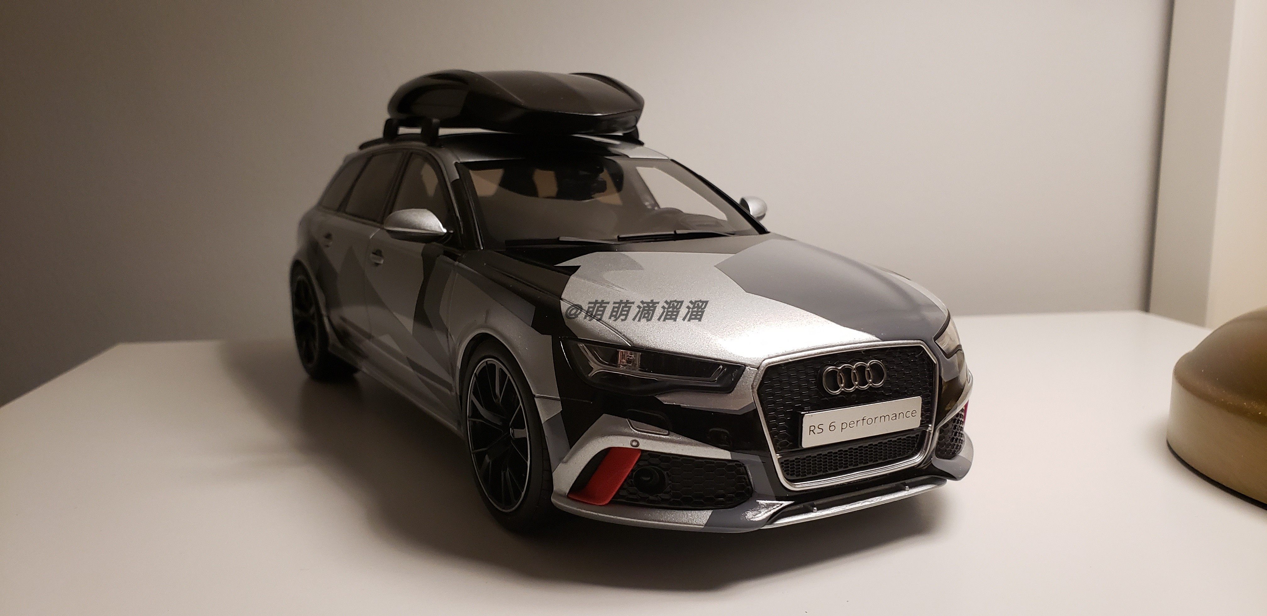 GT Spirit 1:18 奥迪 RS6 Avant C7瓦罐旅行汽车模型雪地迷彩限量