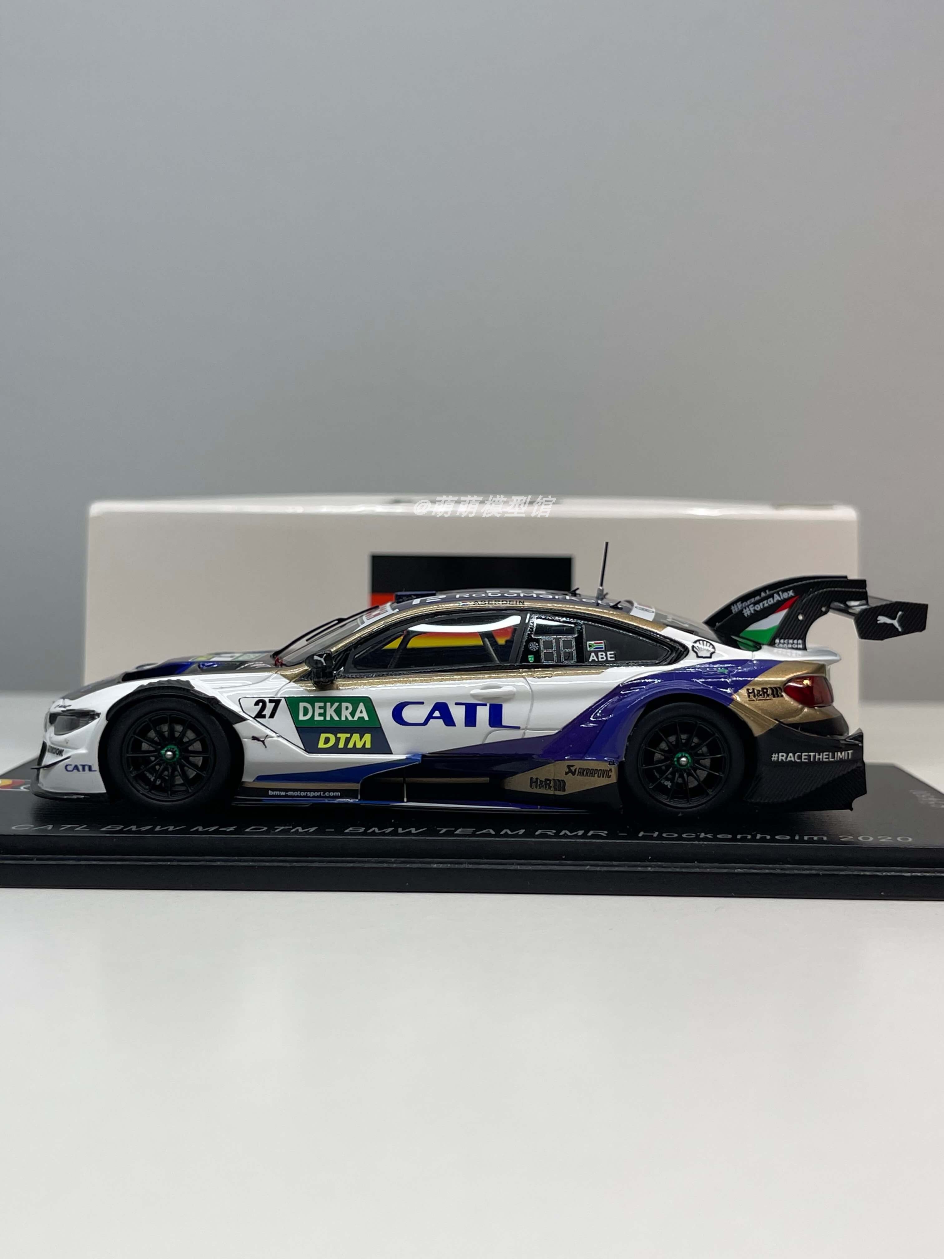 spark 1:43 宝马 m4 dtm 2020 宁德时代 赛车模型玩具摆件礼物