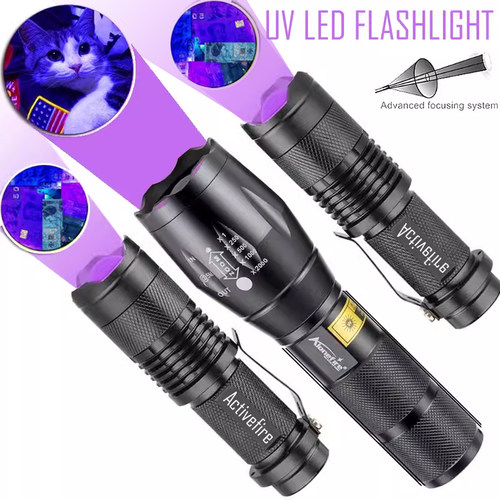 便携式手电筒紫光手电筒紫外线灯