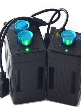 18650锂电原电力电源盒户外骑行电源盒DC8.4V5VUSB输出插口电池盒