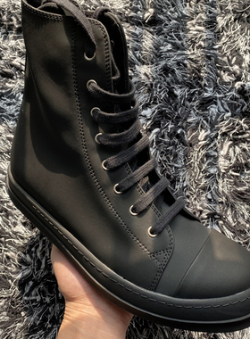 CD出品暗黑先锋RO复线TPU底高帮系带全黑雾面情侣百搭休闲鞋