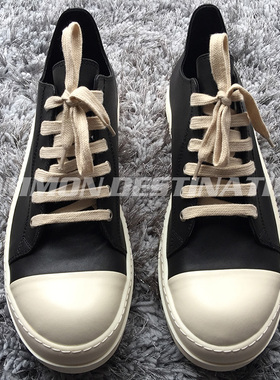 CD出品16FW 暗黑先锋RO主线TPU奶香底低帮主线小牛皮常青情侣百搭