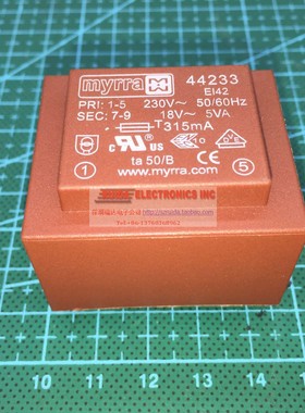 MYRRA 44233 5VA 18V 原装进口稳压电源整流 隔离变压器
