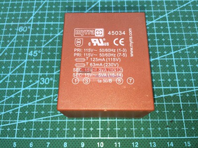 MYRRA 45034 10VA 2x15V 原装进口稳压电源整流