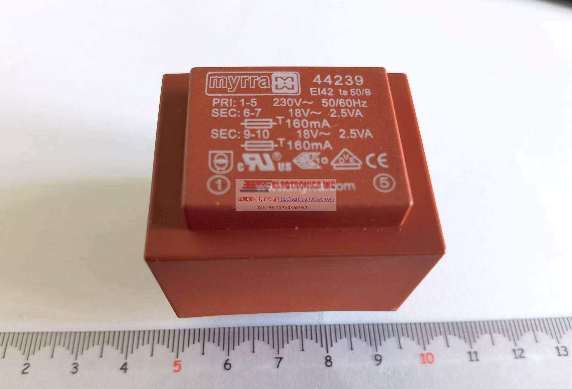 MYRRA 44239 5VA 2x18V 原装进口稳压电源整流 隔离变压器