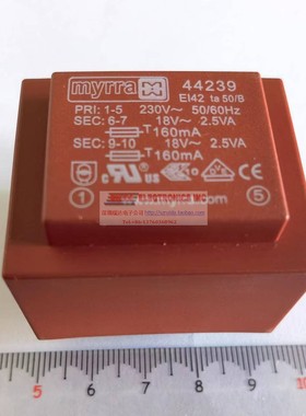 MYRRA 44239 5VA 2x18V 原装进口稳压电源整流 隔离变压器