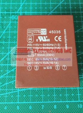 MYRRA 45035 10VA 230V 2x18V 原装进口稳压电源整流