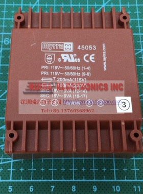 MYRRA 45053 18VA 2x18V 230V 原装进口稳压电源整流