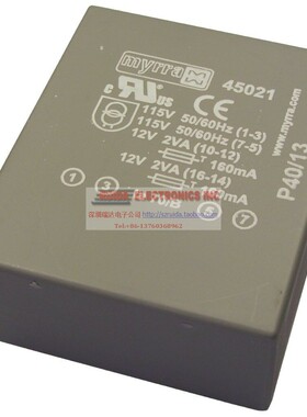 MYRRA 45021 4VA 2x12V 原装进口稳压电源整流 隔离变压器