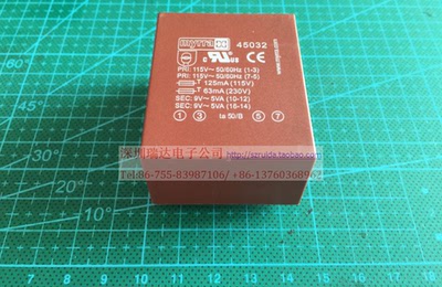 MYRRA 45032 10VA 230V 2x9V 原装进口稳压电源整流