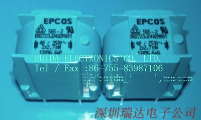 西门子原装进口EPCOS功率电感 B82723J2402N1 2x2.7MH 4A