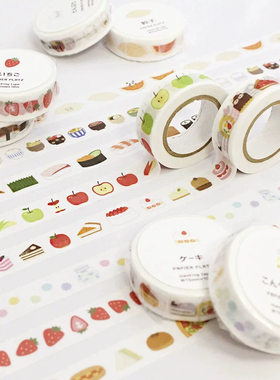 【至橘小铺】日本papier platz蛋包饭松饼饭团布丁大福和纸胶带