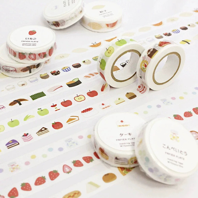 【至橘小铺】日本papier platz蛋包饭松饼饭团布丁大福和纸胶带