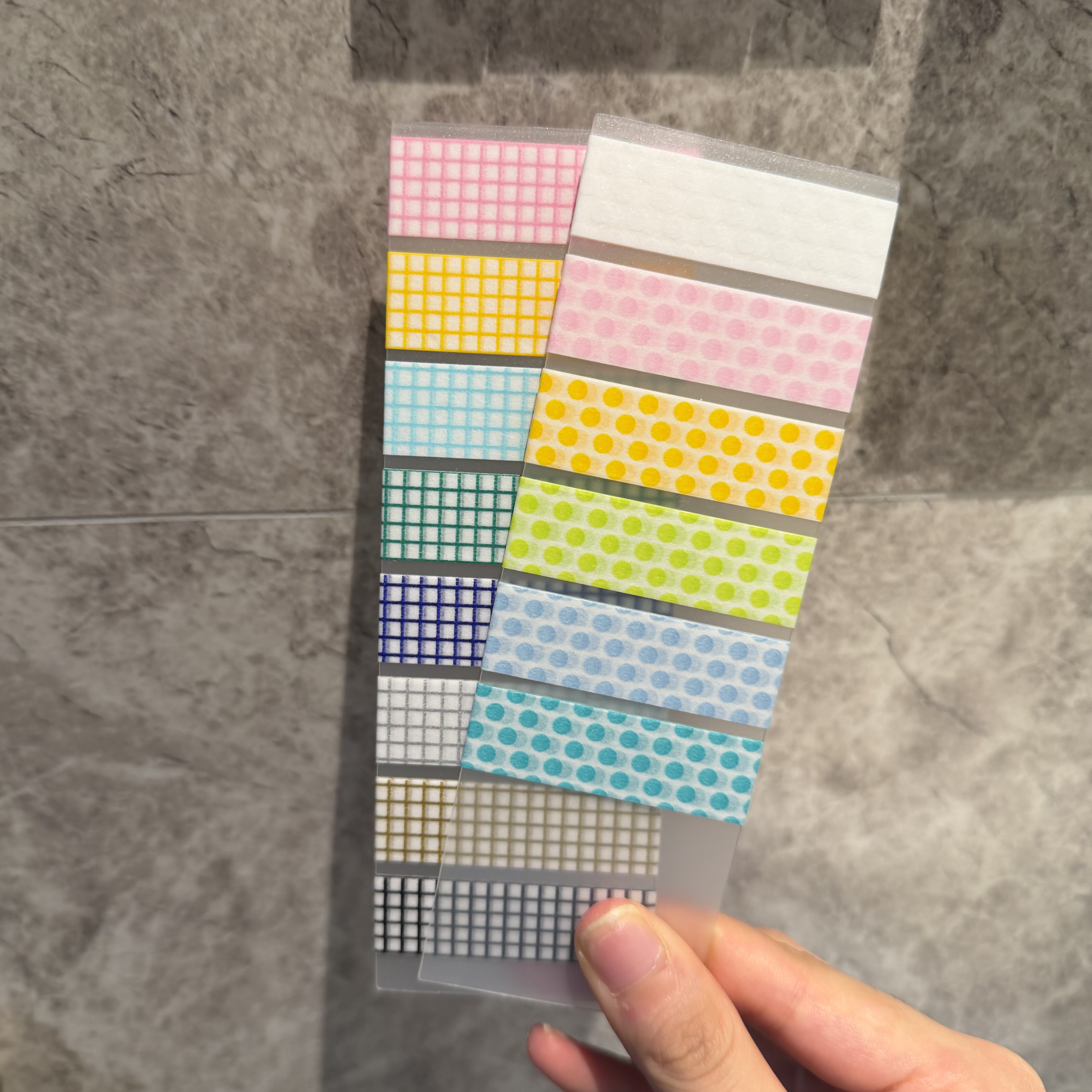 【至橘】日本mt波点方眼组合百搭盐系打底和纸胶带分装手帐福袋