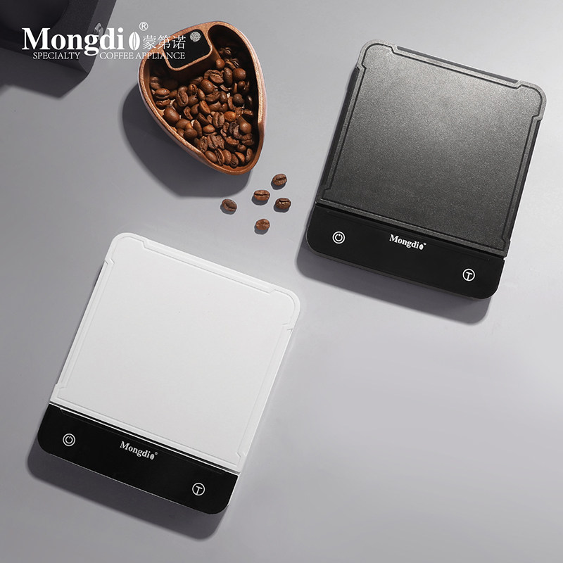 Mongdio咖啡电子秤意式专用咖啡豆子称盘便携家用厨房秤咖啡器具