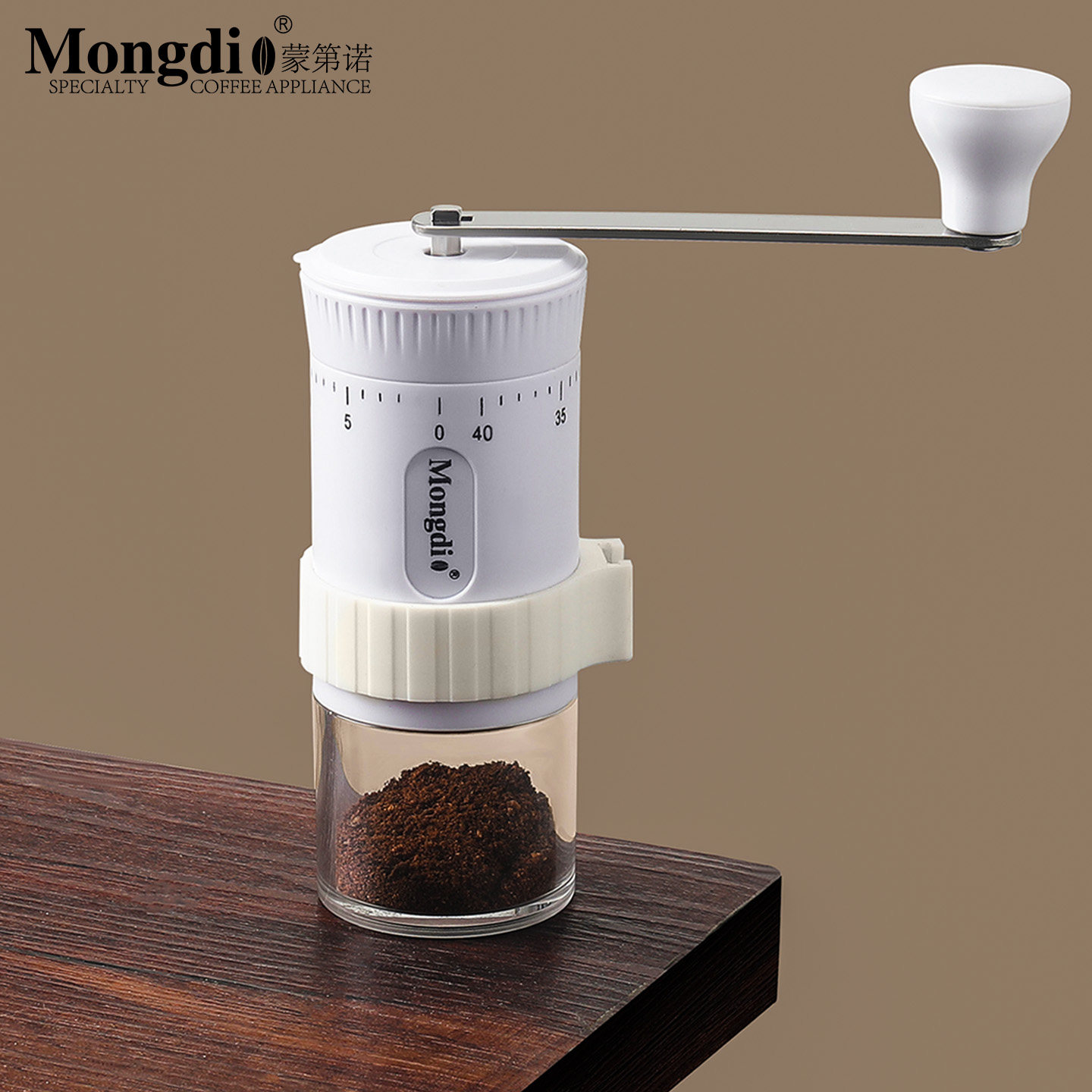 Mongdio手摇磨豆机咖啡豆研磨机手磨咖啡机咖啡磨豆机手动磨粉
