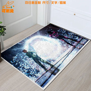 双影奇境Split Fiction游戏周边硅藻泥地垫玄关入户进门口脚垫子