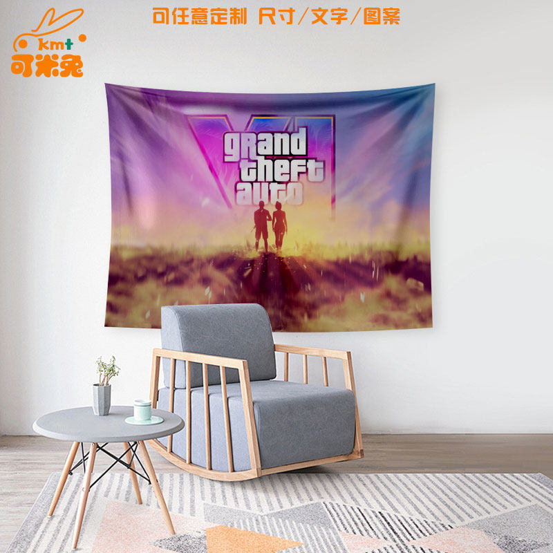 GTA6侠盗猎车手杰森露西娅背景布