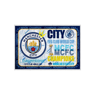 曼城夺冠军五冠王足球迷硅藻泥地垫子浴室玄关入户门口脚垫