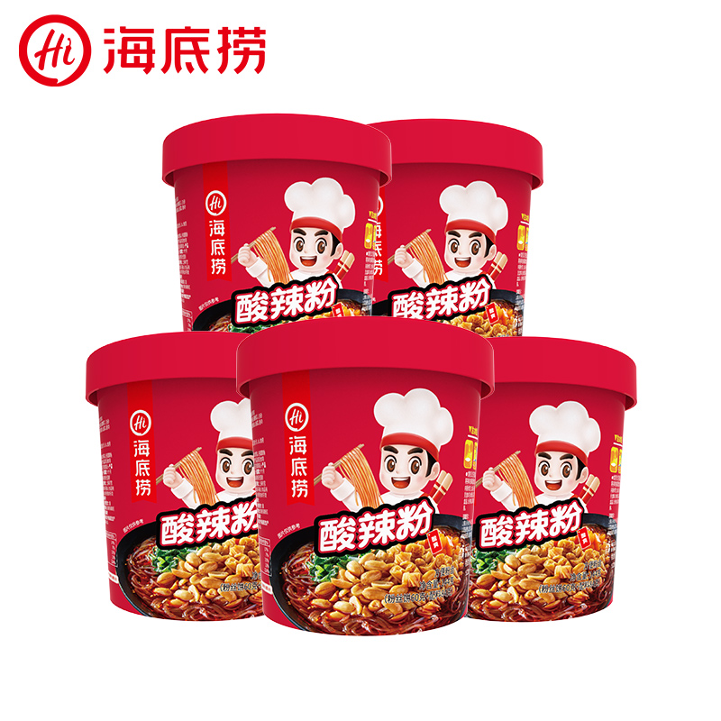 【拍4件】海底捞酸辣粉番茄粉麻酱粉冲泡粉丝米线方便速食