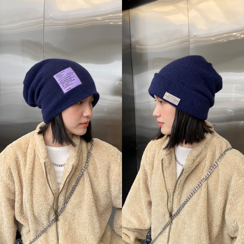 加厚保暖毛线帽子男女柔软情侣潮