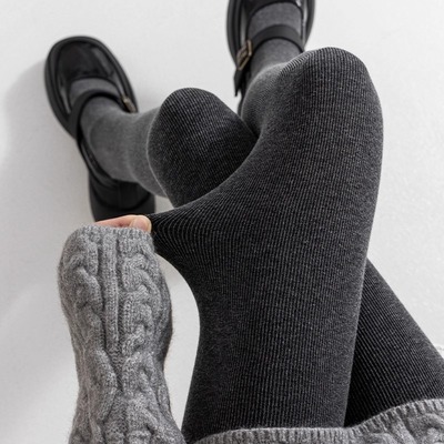 加绒打底裤秋冬压力外穿连裤袜