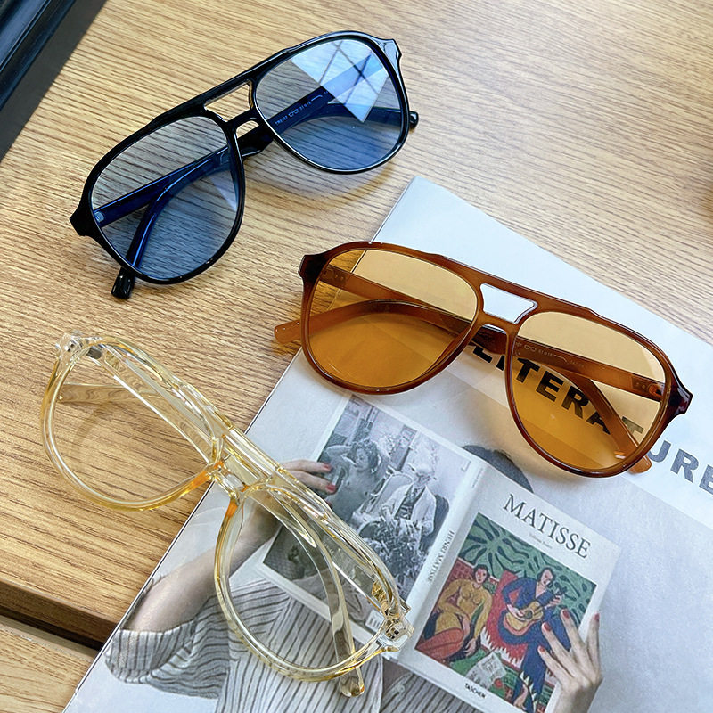 澳洲热门品牌LS墨镜经典飞行员大框架男女百搭太阳镜TR90双梁镜架