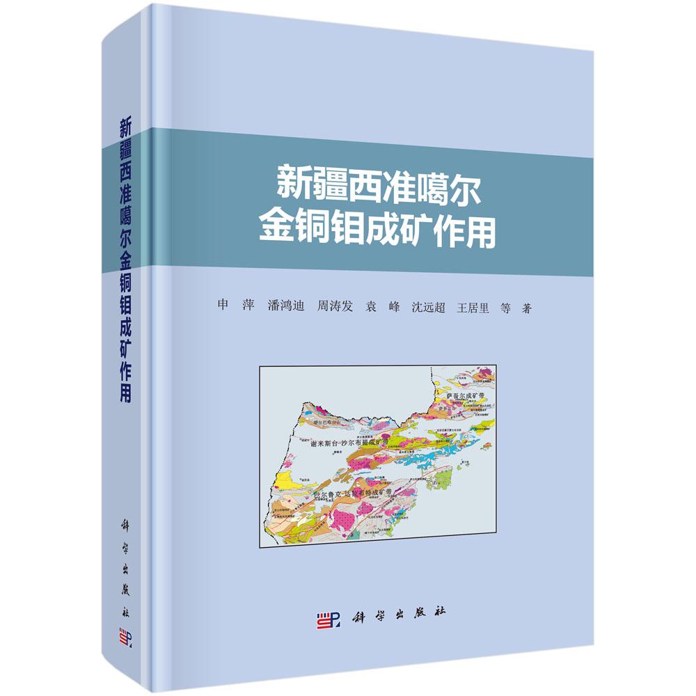 正版现货 新疆西准噶尔金铜钼成矿作用 申萍等 科学出版社