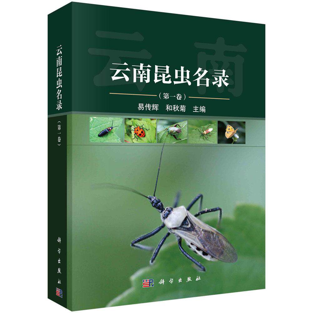 正版全新 平装 云南昆虫名录第一卷 易传辉 科学出版社 9787030785664
