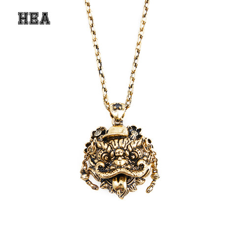 HEA金狮银狮灵曜项链新款