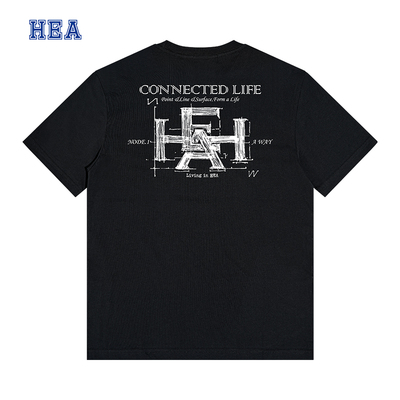 【HEA】国潮醒狮创意图案T恤情侣款潮流百搭经典基础纯棉短袖夏季