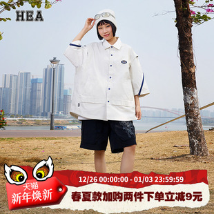 短裤 醒狮休闲裤 复古机能感工装 风轻薄百搭五分裤 HEA 男女同款 经典