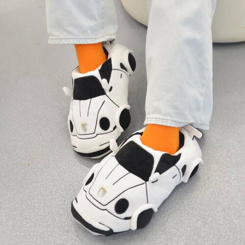 Highland Cow 14 Colors Car Plush Slippers Fun Vehicle Shape