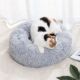 Soft Shaggy Chihuahua Nest Indoor Kittens Round for Cat Mat