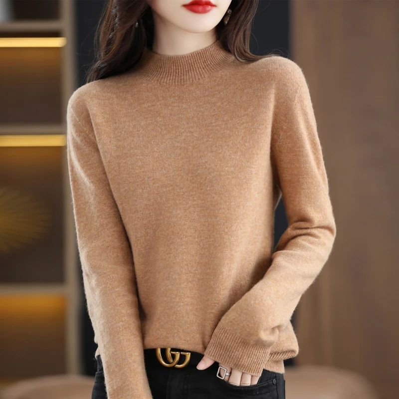Cashmere Sweater Female 100% Merino Wool Winter Women Knitte