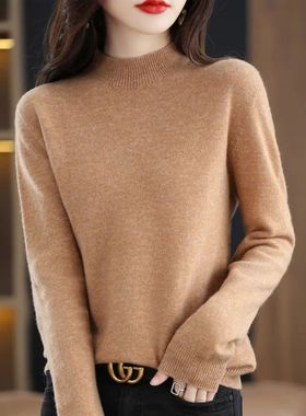 Cashmere Sweater Female 100% Merino Wool Winter Women Knitte