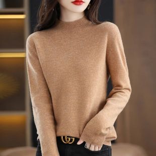 Cashmere Sweater Female 100% Merino Wool Winter Women Knitte