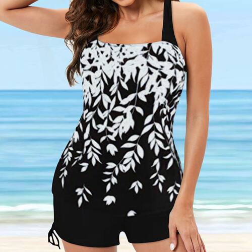 2024 Summer Floral Swimming Suit Bathing Suit With Shorts 2