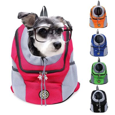New Double Shoulder Portable Travel Backpack Outdoor Pet Dog