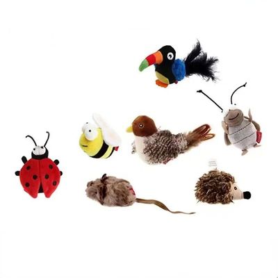 Interactive Cat Toys Electric Squeaky Simulation Bird Plush
