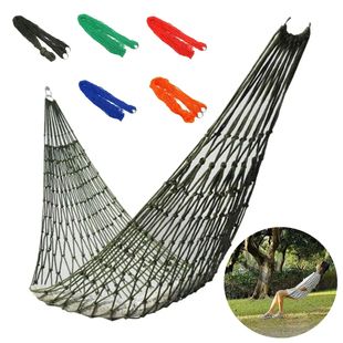 Outdoor Supplies Bold Mesh Hammock Nylon Rope Single Hammock