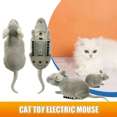 Electric Mouse Toys Cat Play Automatic Escape Robot Vibratio