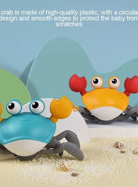 Baby bathtub toy Water Play crab toy Clockwork Portable Beac