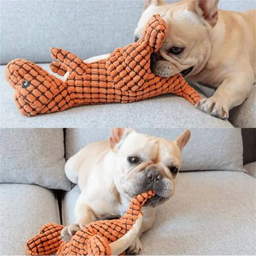 Cats and Dogs Pet Plush Dinosaur Toys Interactive Dog Chew T